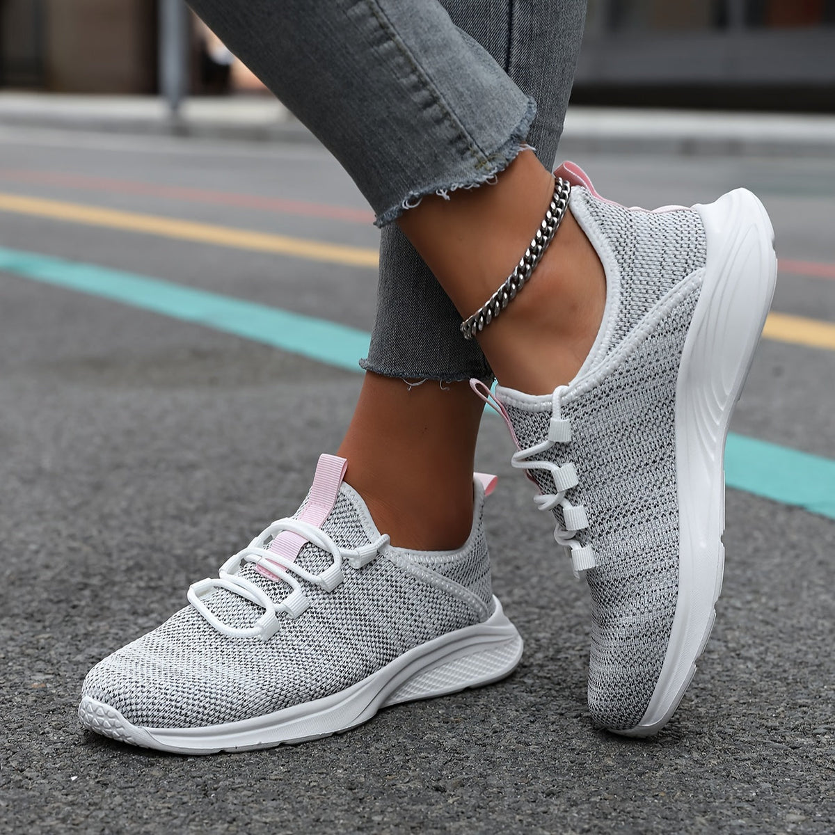 Baskets ultra légères respirantes confort