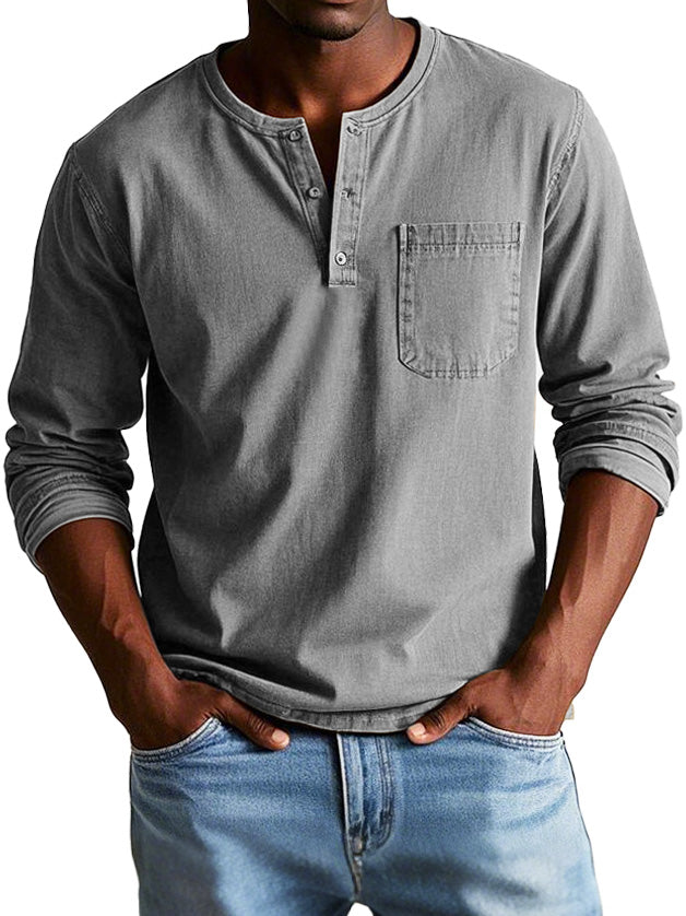 Essence  | Camicia Vintage a Maniche Lunghe