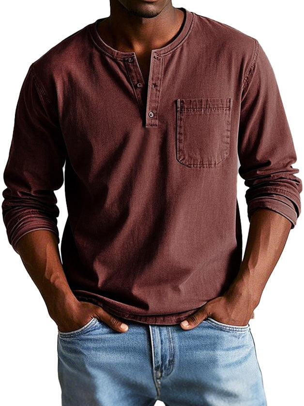 Essence  | Camicia Vintage a Maniche Lunghe