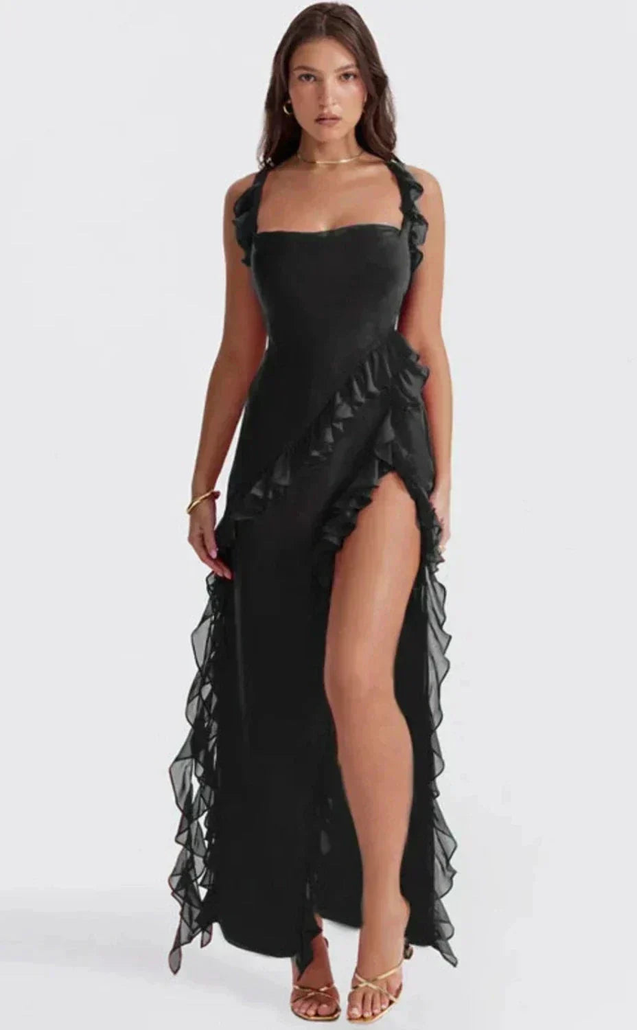 Varel | Abito elegante con gambe aperte