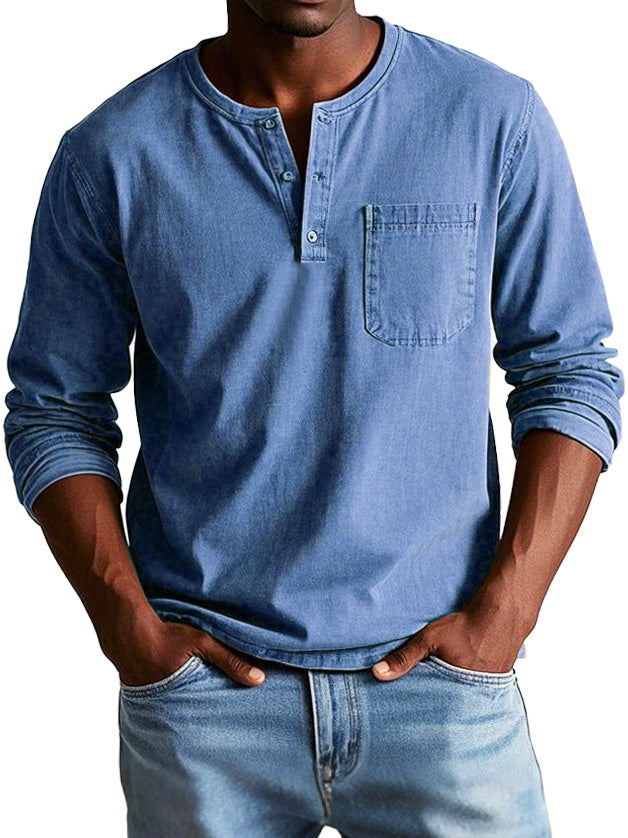 Essence  | Camicia Vintage a Maniche Lunghe