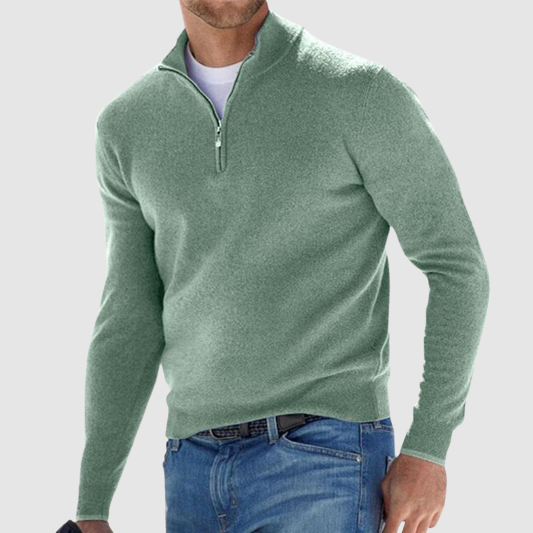 Harris | Pull Zippé Confort Sans Effort