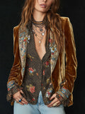 Anna | Blazer Patchwork con Stampa Floreale Vintage