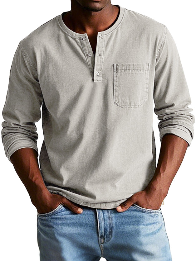 Essence  | Camicia Vintage a Maniche Lunghe