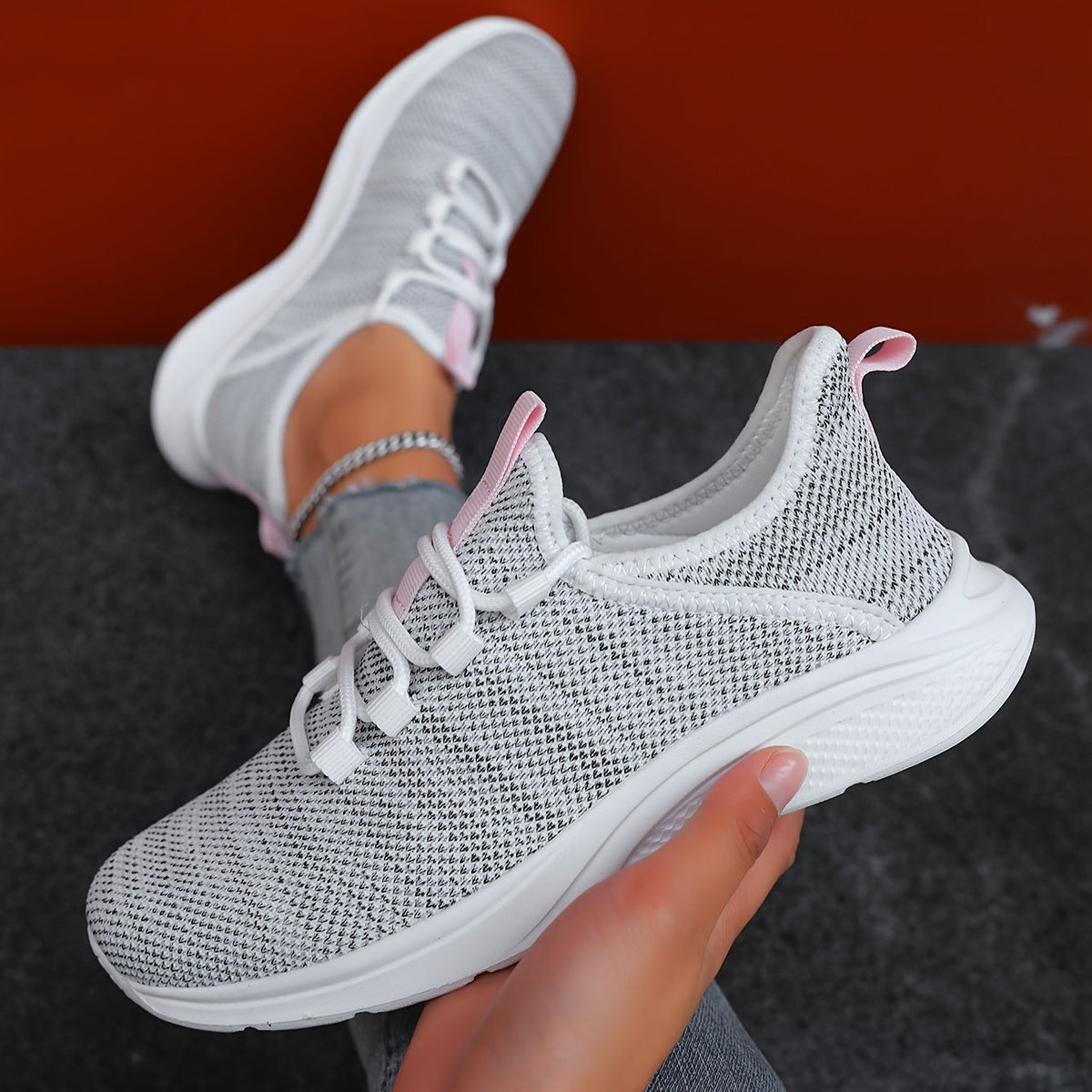 Baskets ultra légères respirantes confort