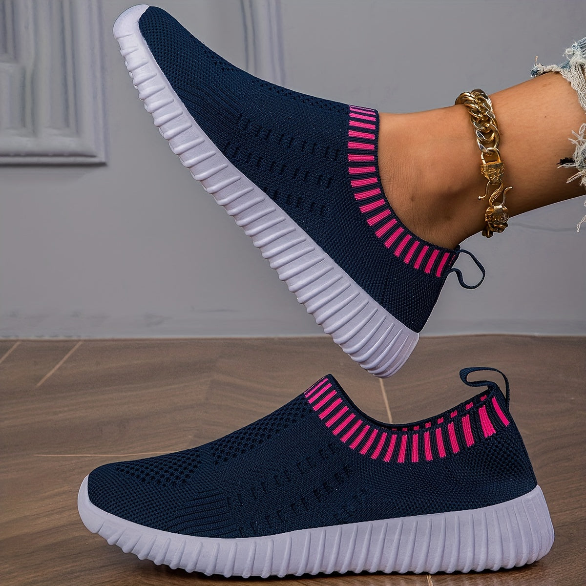 Baskets chaussettes ultra légères antidérapantes
