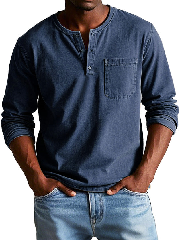 Essence  | Camicia Vintage a Maniche Lunghe
