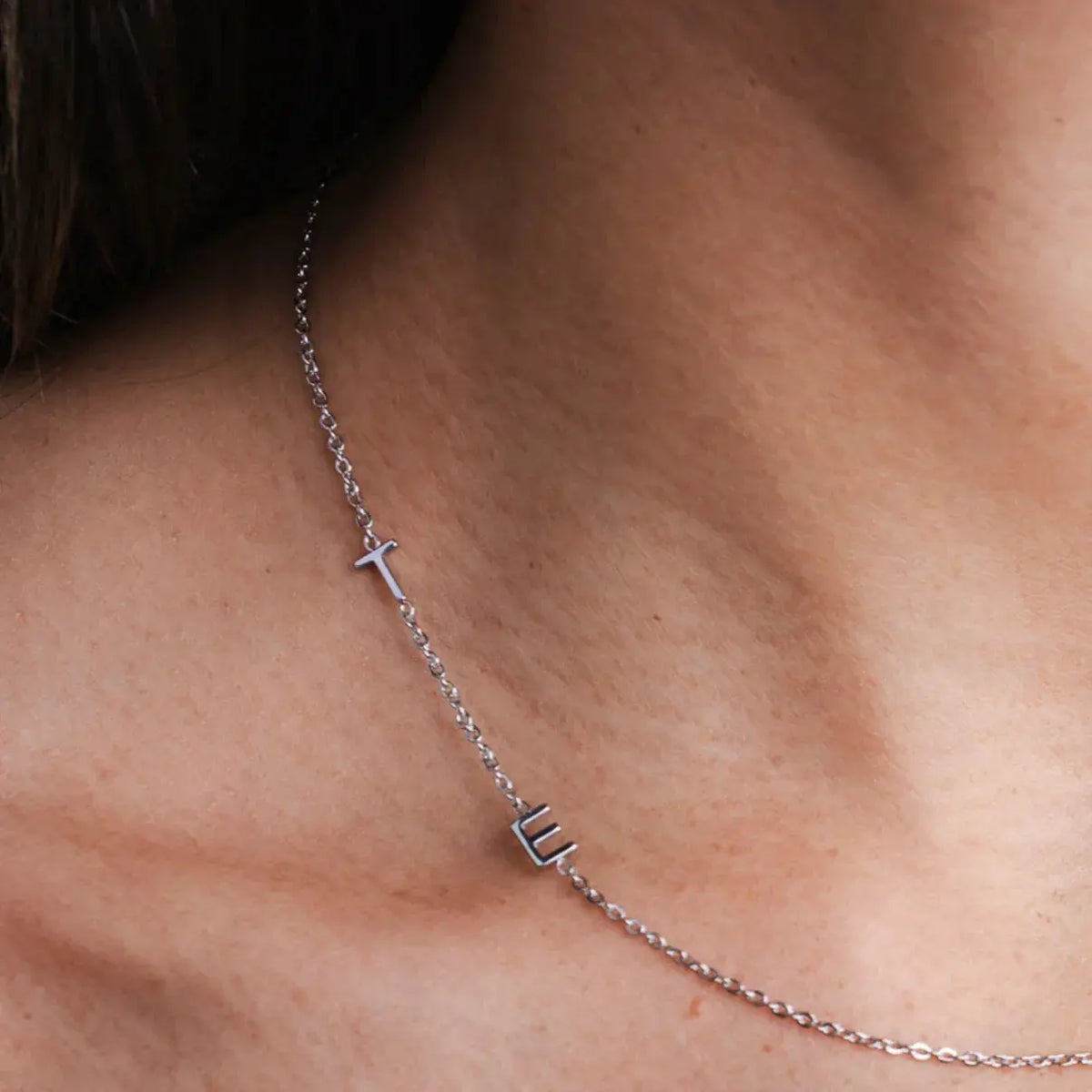 Collana Personalizzata con le Iniziali Laterali