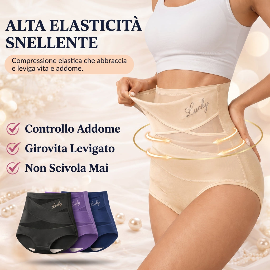 Slip Modellante Vita Alta — Controllo Addome Senza Cuciture