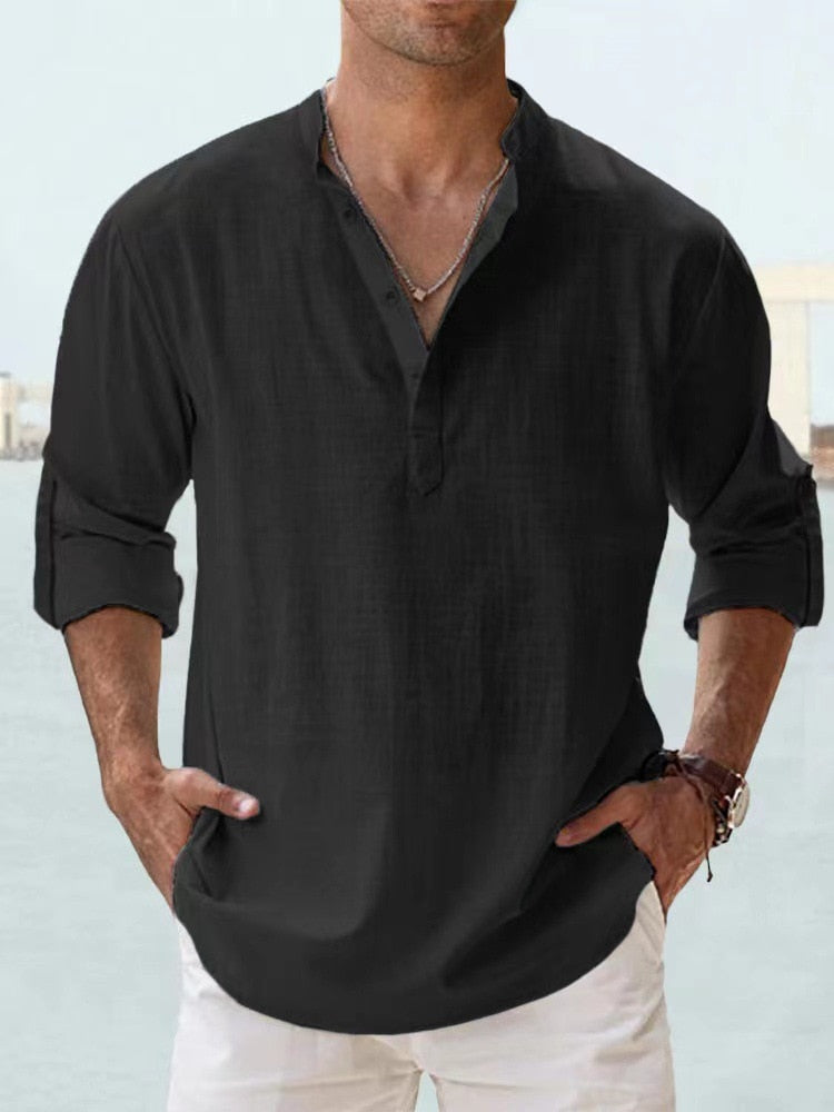 Essence| Camicia traspirante in lino