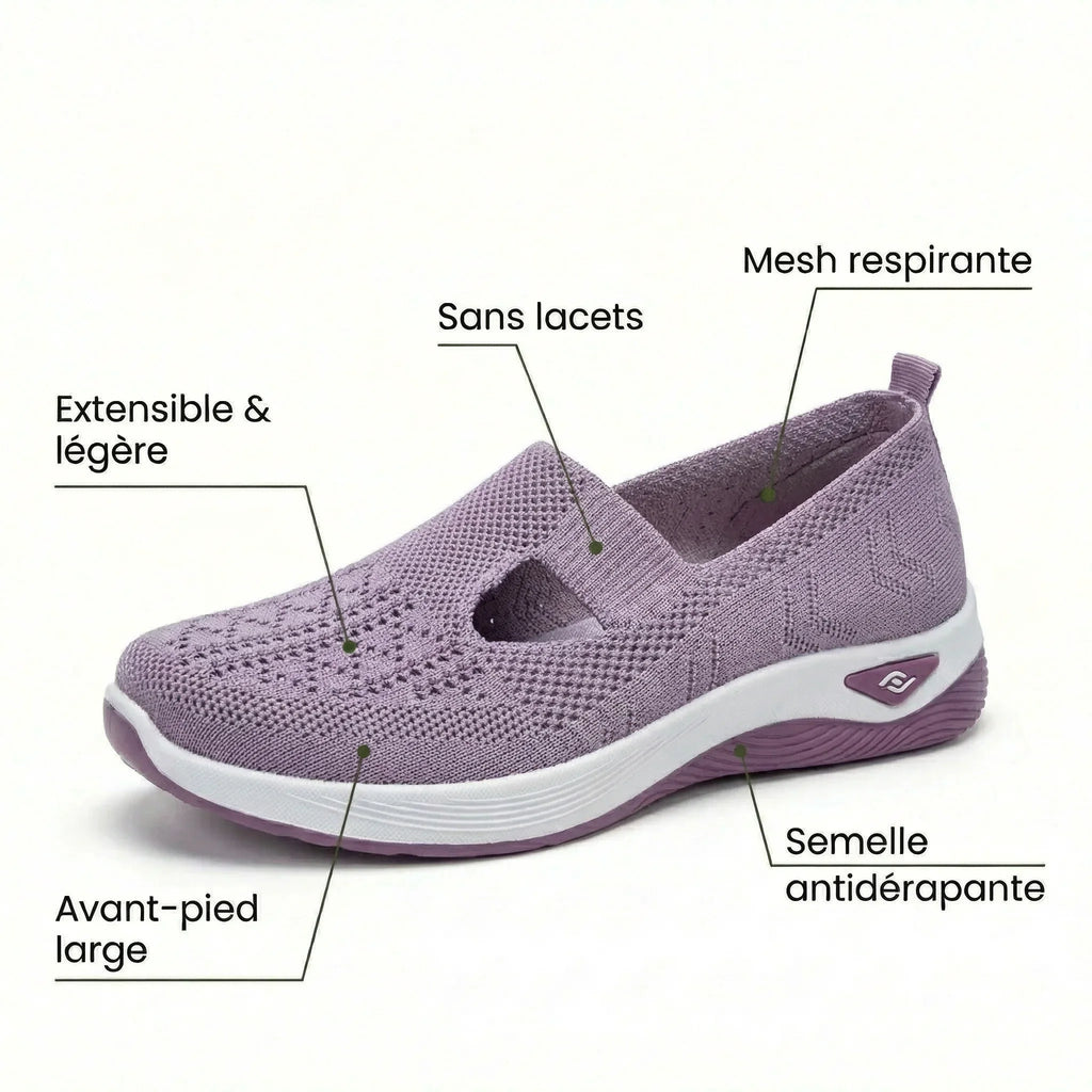 ErgoStepia™ - Baskets à confort orthopédique pour femme
