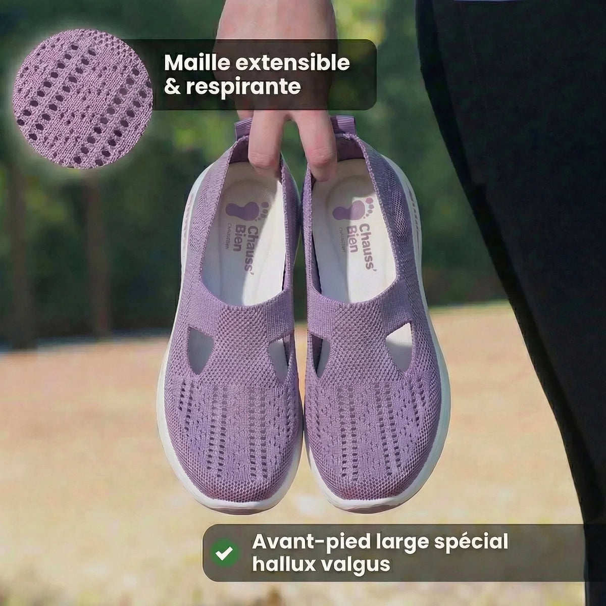ErgoStepia™ - Baskets à confort orthopédique pour femme