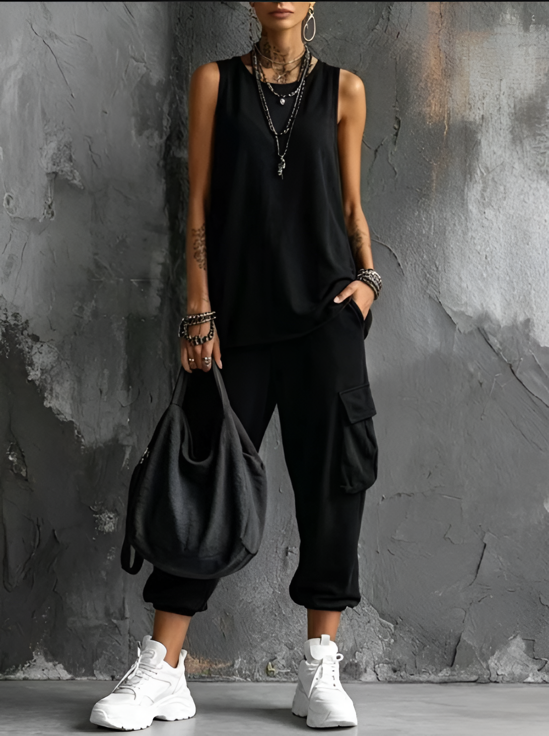 Bella | Completo Casual Morbido con Tasche