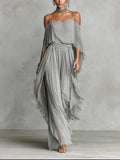 Isabela | Set Fluido Grigio