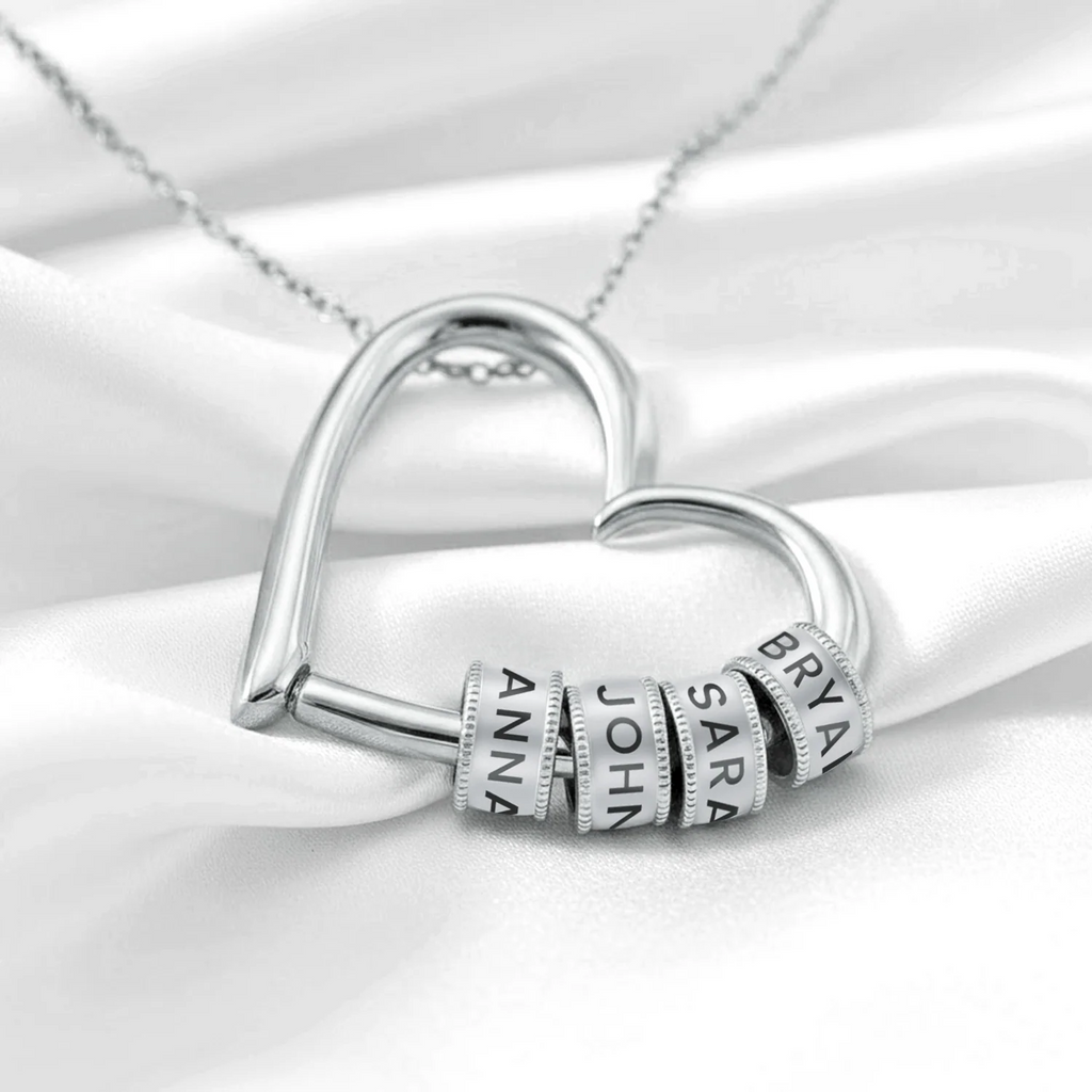 Collana Incisa "Cuore della Famiglia"