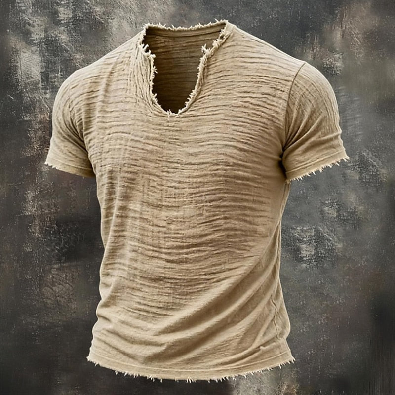essence | T-shirt Vintage con scollo a V