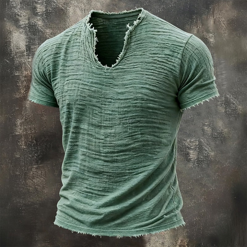 essence | T-shirt Vintage con scollo a V