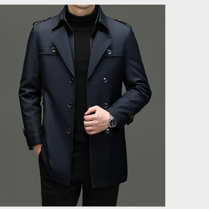 ✨ Fin d’Année, Petits Prix & Grandes Émotions !🔥Trench-coat mi-long pour homme avec doublure amovible